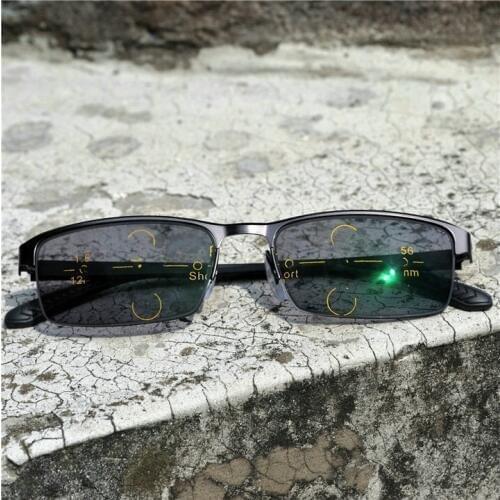 Retro Square reading glasses Progressive Multifocal Reader See Far And Near Reading Eyeglasses Bifocal Man Presbyopia Glasses NX