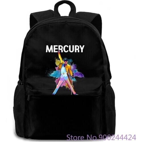 Freddie Mercury Queens Music-LoverBig-Fans Rock-Star women men backpack laptop travel school adult student