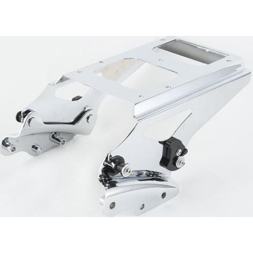 Motorcycle Detachable Tour Pack Mount Rack w/ Docking Hardware Kit For Harley Touring Electra Glide Road Glide Road King 09-13