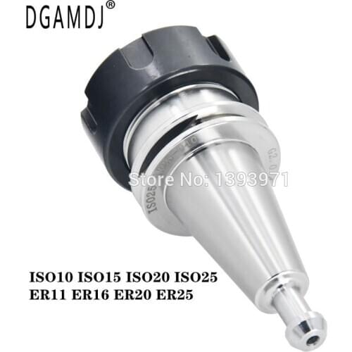 ISO10 ISO15 ISO20 ISO25 ER11 ER16 ER20 ER25 High Speed Engraving Machine ISO Spindle Special Tool Holder