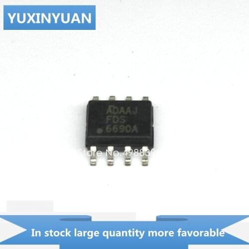 YUXINYUAN 10PCS/LOT FDS6690A FDS6690 FDS 6690A S6690A DS6690A SOP8 in stock in stock