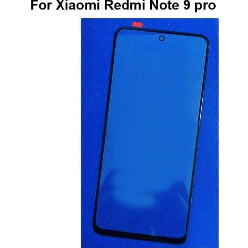 2PCS For Xiaomi Redmi Note 9 Pro Front Outer Glass Lens Repair Touch Screen Outer Glass without Flex cable Redmi Note 9Pro