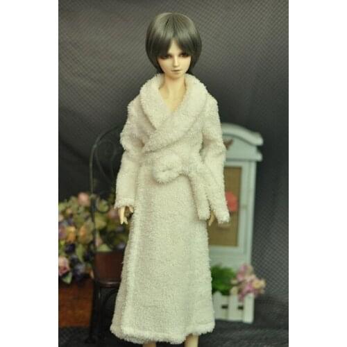 1/6 1/4 1/3 BJD clothes White plush bathrobe pajamas for BJD/SD YOSD MSD SD13 SSDF ID72 HID strong Uncle doll accessories C0079