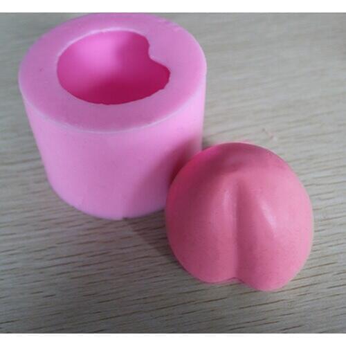 1pcs Honey Peach (C355) Silicone Handmade Soap Mold Crafts DIY Mould
