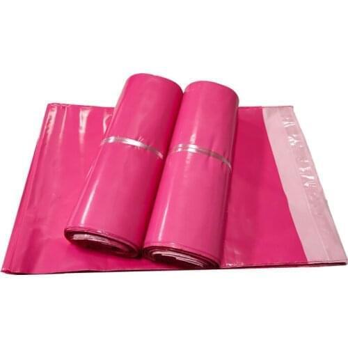 10 pieces/lot) 60x80cm Color Pink Envelope Express Mail Bag Large Thick Waterproof Clothing Packaging Bag Logistics Courier Bag