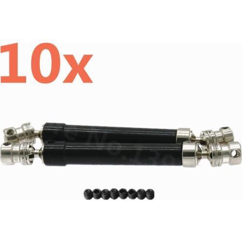 10x CNC RC Cars Parts AX31114 110mm-160mm Universal Driveshaft Dogbone Joint For 1/10 Axial SCX10 AX10 RC Rock Crawler Truck