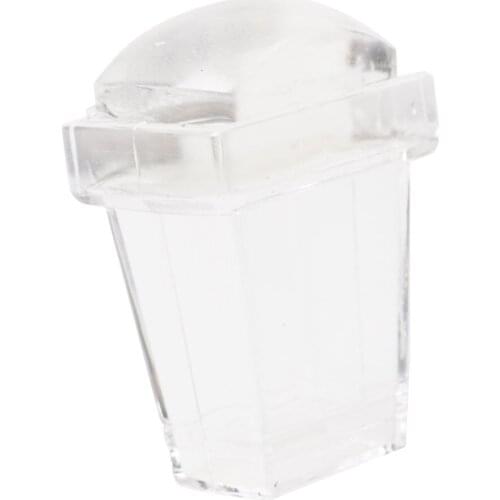 2 pcs Square Nail Art Stamping Stamper Scraping Scraper Tool Set Transparent