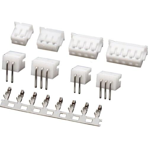 20 Sets JST ZH 1.5mm 2/3/4/5/6/7/8/9/10Pin Right Angle Pin Male, Female Connector socket with crimps
