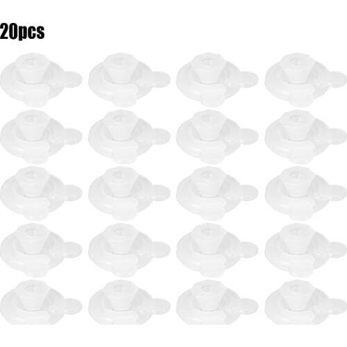 20PCS White Plastic Fixing Quilt Bedding Clips Clamp Cover Bedroom Fasteners Holder Gripper