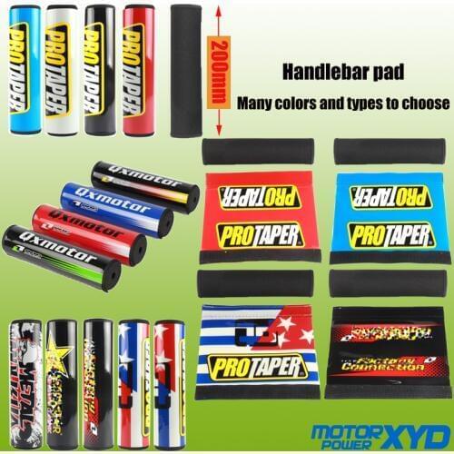 200mm Round handlebar Bar Pad 7/8 Bike Motorcycle Cross Chest protector Grips For CRF YZF RMZ DRZ Motocross Dirt Bike ATV Quad