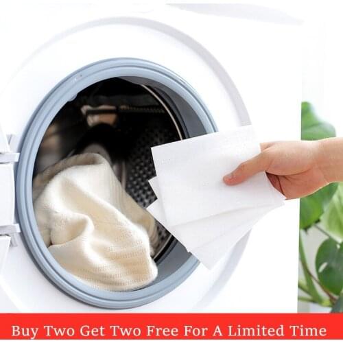 24Pcs Laundry Tablets Dyeing Proof Color Absorption Sheet Anti Dyed Cloth Color Catcher Grabber Cloth Home Cleaning Supplies