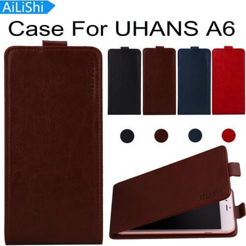 AiLiShi Hot!!! In Stock For UHANS A6 Case Fashion Flip New Arrive Leather Case Exclusive 100% Special Phone Cover Skin+Tracking