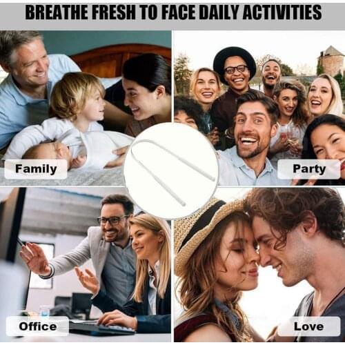 White Simple Tongue Scraper Tongue Cleaner Brush Breath Tools Coated Tongue Easy Cleaning Toothbrush Care Operate To Hygien S8B5