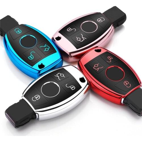 2020 Soft TPU Car Key Case for Benz C-Class W204 GLC 260 C200 The CIA GLA W205 W212 C S E class car interior accessories new