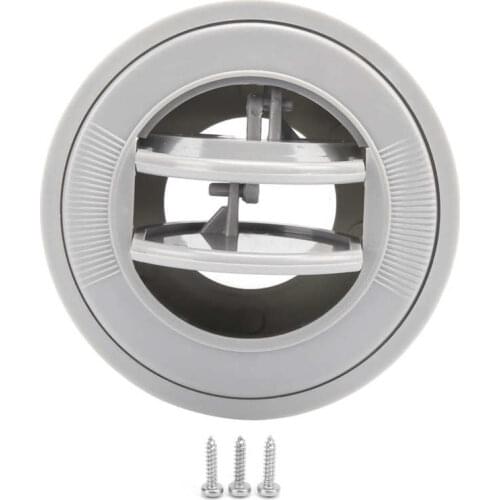 Electric car heaters car oil heating Air Conditioning Outlet 100/76/47mm Gray Round ABS Universal for RV Boat Bus Car engine