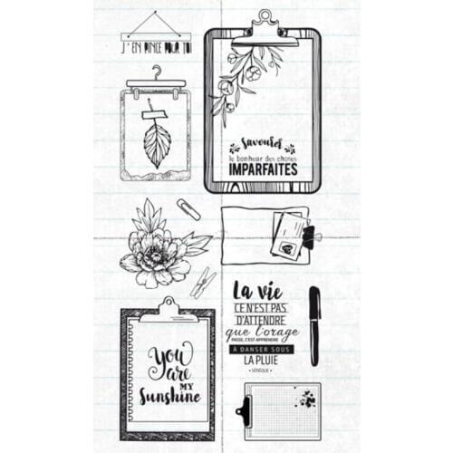 French Transparent Clear Stamp for DIY scrapbooking/Card Making C377