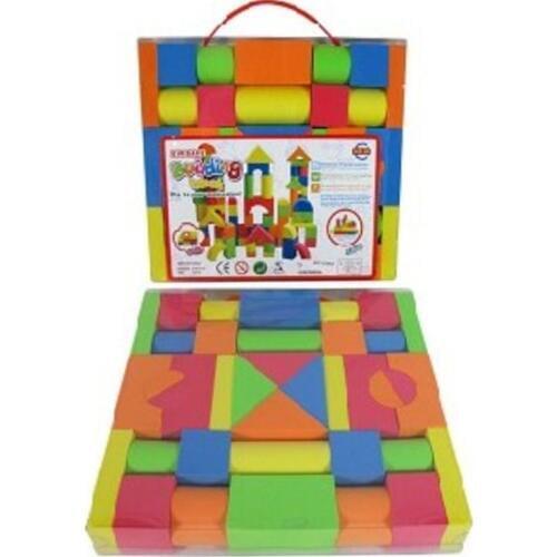 EVA Safe Children Building Brick Block Foam Construction Geometric Shape Kids Intelligence Exercise Learning Education Buildings