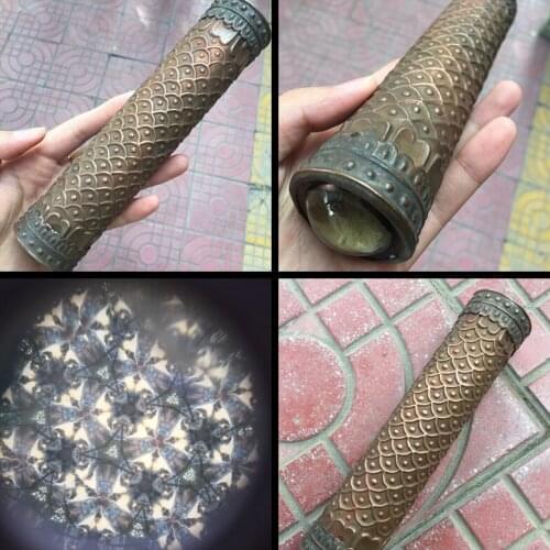 Ancient home decorations copper kaleidoscope halloween gift