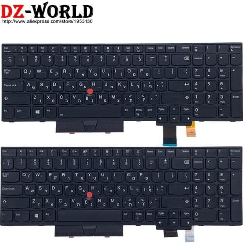 New/Orig Hebrew Israel Backlit Keyboard for Lenovo Thinkpad T570 P51S T580 P52S Laptop Backlight Teclado 01ER596 01ER555
