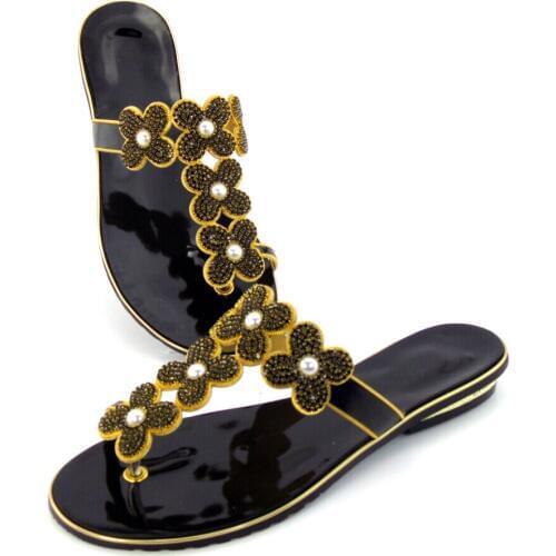 Doershow Wholesale African Designer Shoes Women Fashhion Hot Style African Sandals Shoes Pumps For Wedding !DD1-81