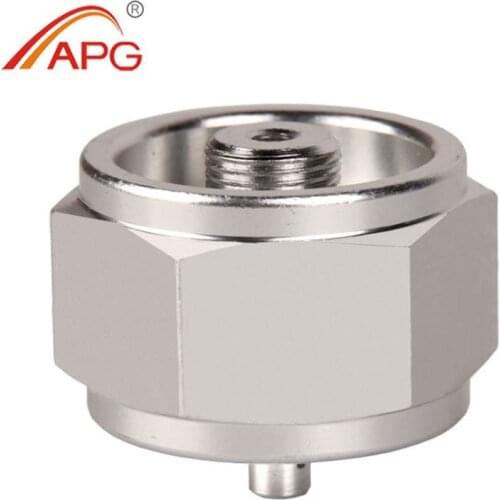 APG Propane Refill Copper Adapter Mapp Gas Tank Valve Canister Outdoor Camping Stove Convert Cylinder Canister Gas Convertor HOT