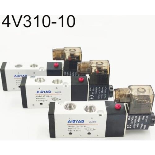 Pneumatic solenoid valve group 4V310-10 Pneumatic Solenoid Air Valve 24V 220V