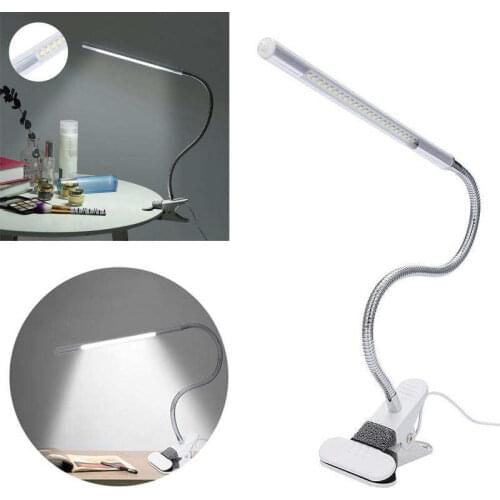 USB Adjustable LED Desk Lamp Clip Table Lamps for Manicure Reading Tattoo Light Tattoo Table Lamp for Nail Art Tattoo Salon Tool