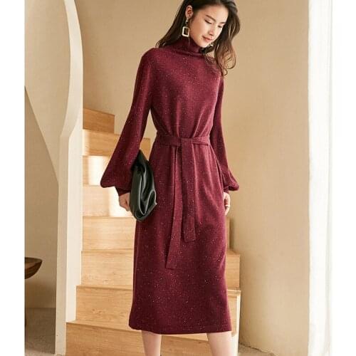 Модные вязаные платья Shyslily China At AliExpress