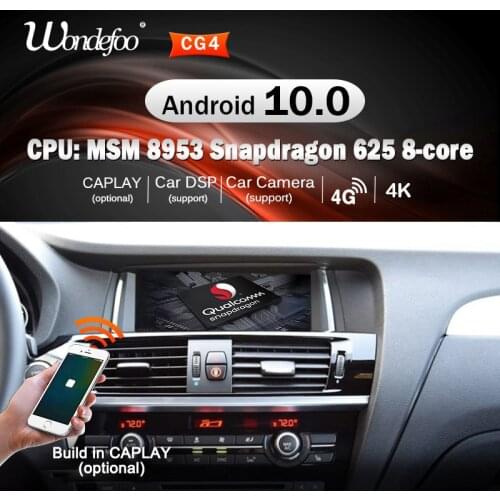 Snapdrago 2 DIN Android 10 car Radio for BMW X4 F26 X3 F25 2011 2012-2017 2DIN auto audio car stereo Navigation autoradio GPS