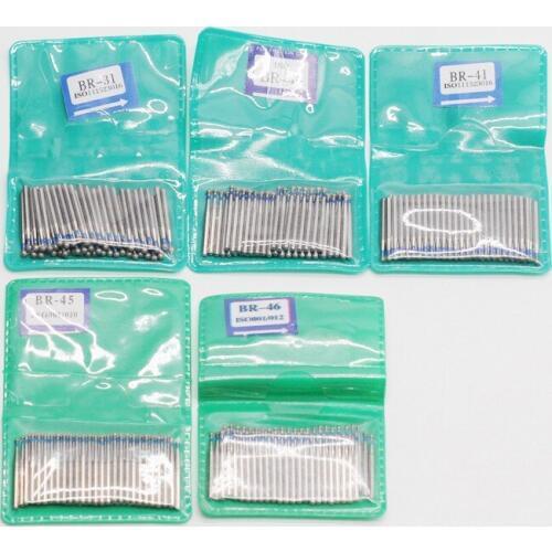 50/Pcs Dental Diamond FG High Speed Drill Burs For Polishing Smoothing BR Series Dentist Lab Accessiores Tools