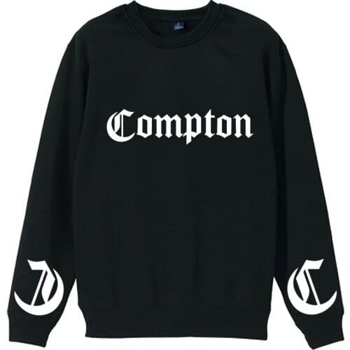 Boy Man Men Crew Neck Sweatshirt Gothic Compton Punk Couple Clothes Teenager Pullover Fleece ZIIART