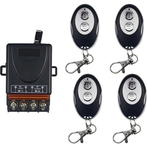 Universal DC 12V 24V 36V 48V 1CH RF wireless remote control radio switch receiver transmitter 30A Relay 433MHZ 315MHZ