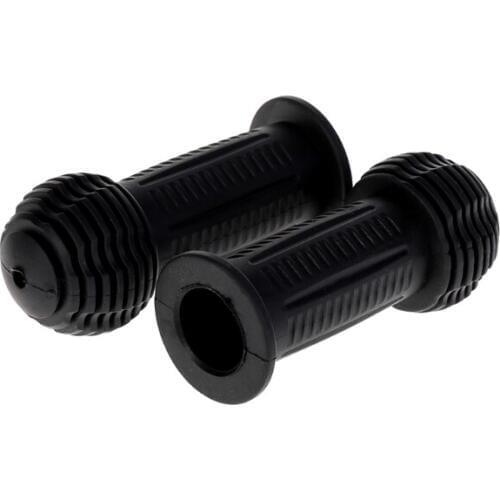 1 Pair Bicycle Grips Children Bike Tricycle Scooter Non Slip Rubber Handle Black