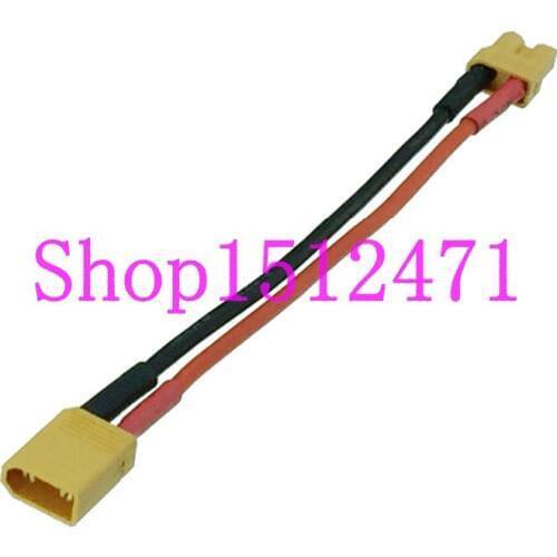 1pce XT30 Male to XT30 Female Extension 18AWG 10CM Battery charger cable
