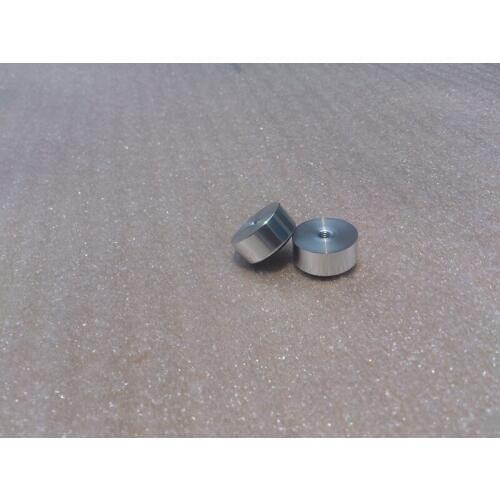 4pcs/lotAll-aluminum 20 * 10 computer audio amplifier speaker spikes foot shock damping mats tripod