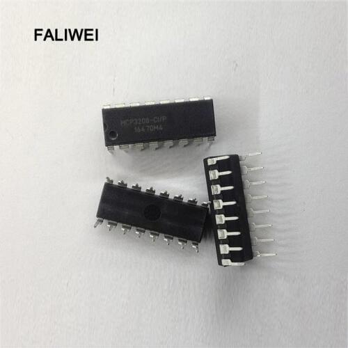 5pcs/lot MCP3208-CI/P MCP3208 3208 IC DIP6 new and original