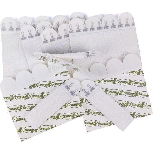 64pcs(32pair) Medium 3M command Picture Hanging Strips damage-free strips Command Inter Locking Faster for Decor