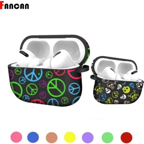 Case for Airpods Pro Silicone Cute airpods Printed headphone airpods Cover Accessories with key chain for Airpods pro case