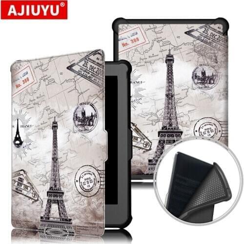 Case For KOBO Clara HD 6" eBook Reader Protective Cover Shell For 2018 kobo clara HD N249 6.0 inch PU Leather Smart cases Covers