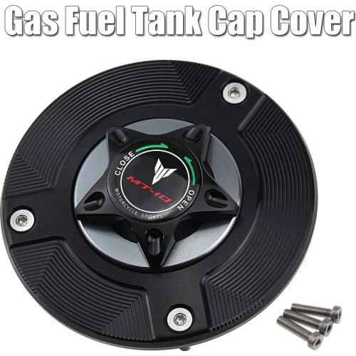For Yamaha MT-10 MT10 MT 10 2016 2018 16 18 Logo 8 Colors CNC Aluminum Keyless Motorcycle Accessories Fuel Gas Tank Cap Cover