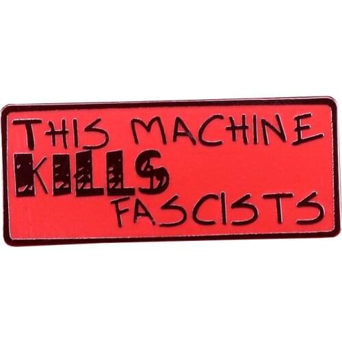 Woody Guthrie Enamel Pin