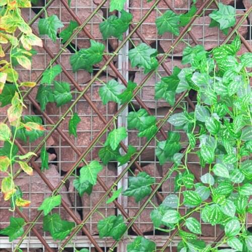 Simulation Fence Outdoor Rural Green Plants Artificial Fence Net Decoration Simulation Green Plants for Outdoor Garden Decor