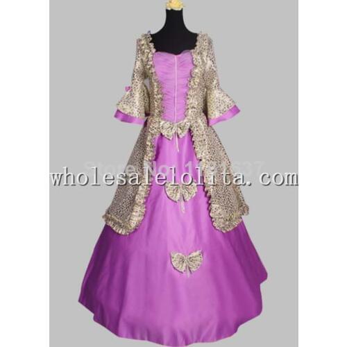 Simple Design Marie Antoinette European Court Period Dress Stage Costume Cosplay Costume Dress