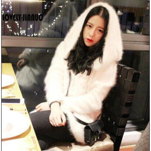 LOVELY-JINNUO Women's Cardigans With A Hood