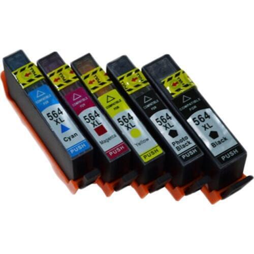 LuoCai Compatible ink cartridges For HP564 For HP 564 XL Officejet 4610 4620 Photosmart 5510 5520 6510 6515 7510 B109a Printers