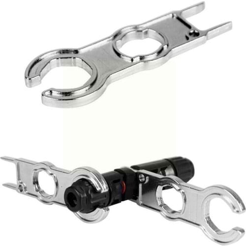 Metal MC4 Connector Tool Wrench Photovoltaic Solar Connector Installation Special Wrench Tools Wrenchs Connector Cap DIY Sp X1R0