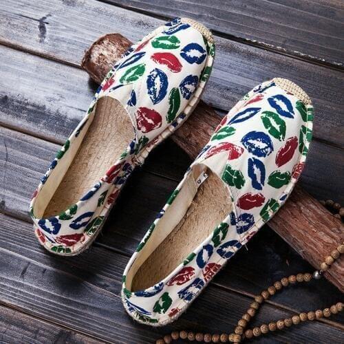 Men Fashion Slip On Espadrilles Men Loafers Zapatos Hombre Mens Shoes Casual Hemp Espadrilles Fisherman Canvas Shoe A21-14