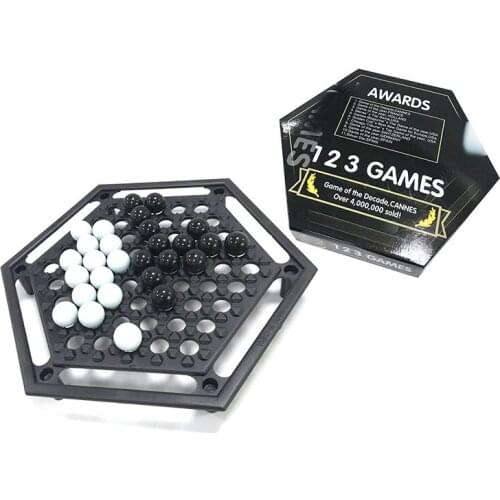 Table Games Abalone Family Board Game Intellectual Development Desktop Party Home Marble Strategy Game For Children Kids