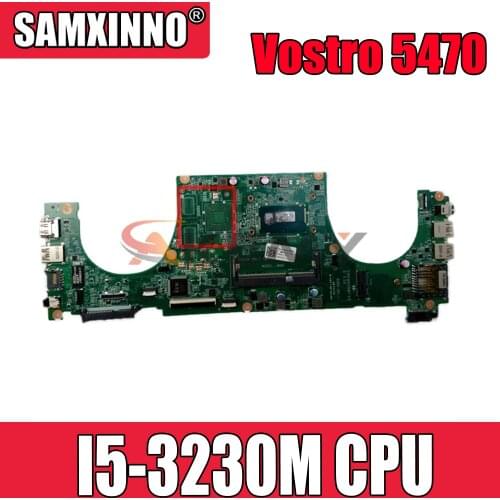 Original Laptop motherboard For DELL Vostro 5460 V5460 Core SR0WX I5-3230M Mainboard DA0JW8MB6F1 CN-0XX7YR 0XX7YR N13P-GV2-S-A2