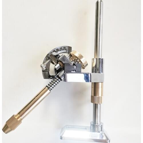 Gemstone Angle Flat Polishing Copper Manipulator Grinding Machine Height Adjustment Jade Lapidary Faceting Machine With Scale